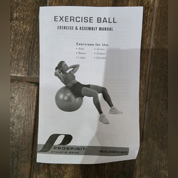 PROSPIRIT Exercise Ball with pump - New in bag - Picture 4 of 7
